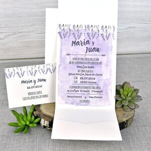 Invitatie de nunta cu tematica florala cod 39311