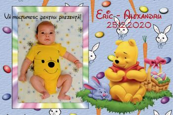 Marturie magnet Winnie the Pooh