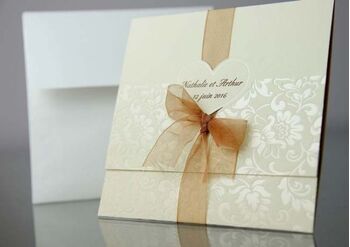 Invitatie nunta cu model floral cod 34934