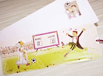 Invitatie nunta fotbal cod 32803