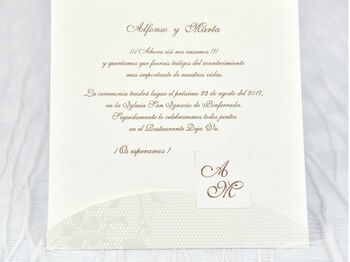 Invitatie nunta eleganta cod 39102