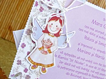 Invitatie de botez Cod 15307