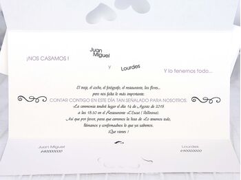 Invitatie de nunta cod 39219