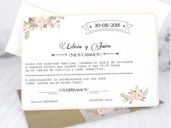 Invitatie de nunta cod 39224