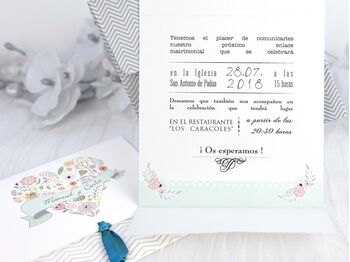 Invitatie de nunta cod 39232