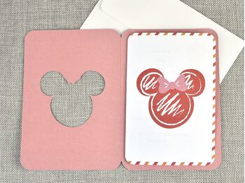 Invitatie botez pasaport Minnie cod 15706