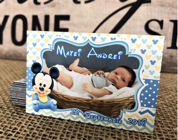 Marturie Magnet Baby Mickey