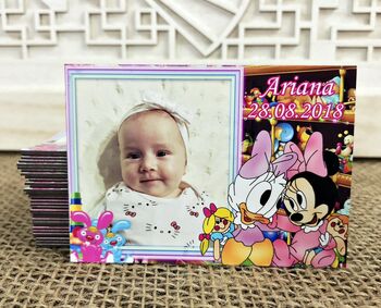 Marturie Magnet Baby Minnie si Daisy