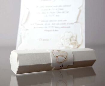 Invitatie nunta tip papirus cod 34953